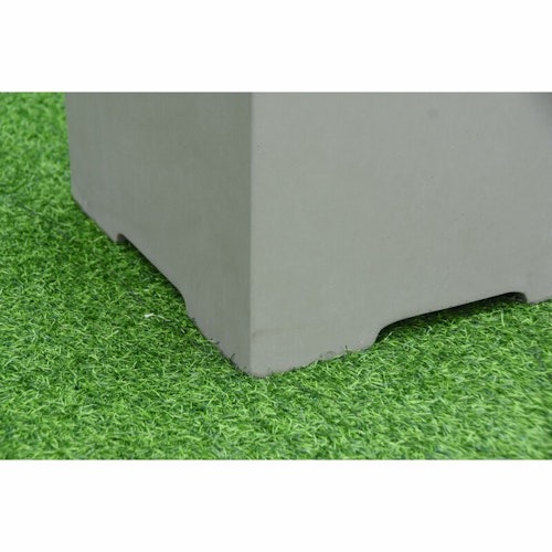 Gardenforma Abdeckung for Gasflaschen, Beton-Optik grau, Faserbeton für 5kg Gasbehälter 