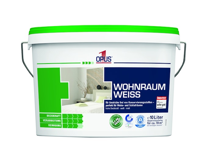 OPUS 1 Wohnraum-Weiß, Dispersion