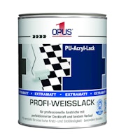 OPUS1 Profi-Weißlack extramatt, Acryl-Lack