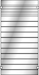 OSMO Glasscheibe Gitter satiniert 89x178cmBild