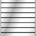 OSMO Glasscheibe Gitter satiniert 89x178cm