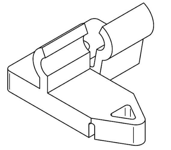 OSMO Terrassen-Zubehör TeNi Clip 100 Stück- Für Thermoesche Alu-UK -Auslaufartikel-