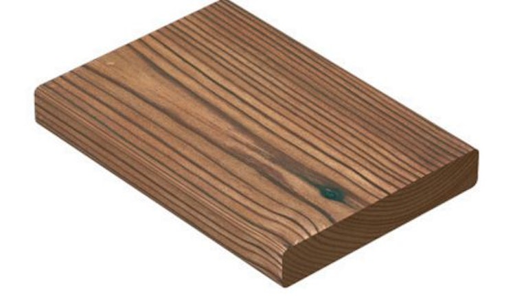 OSMO Terrassendiele Thermoholz Kiefer-geriffelt/glatt für SenoFix Befestigung 25 x 140 mm Bild