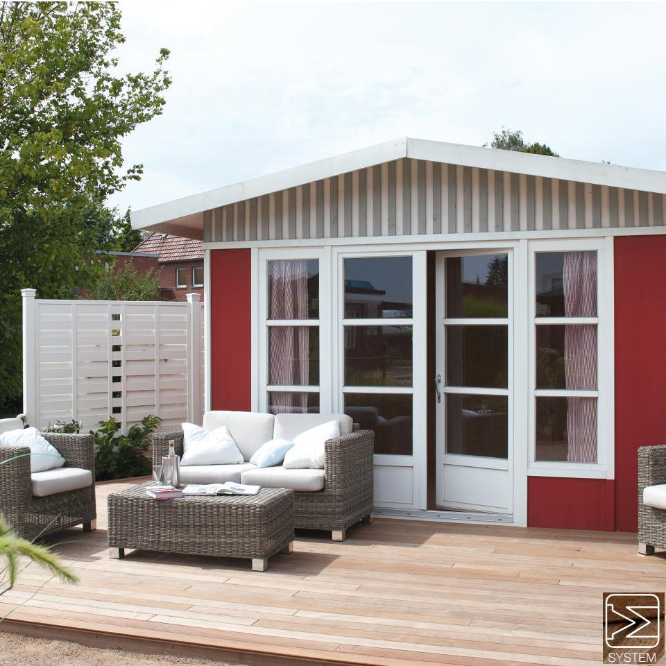 Vorschaubild Galerie OSMO Terrassendiele mit System Garapa glatt oder französisch -Auslaufartikel-