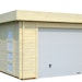 Palmako Garage Rasmus 19,0 m² - 44 mm - mit SektionaltorBild