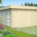Palmako Garage Rasmus 19,0 m² - 44 mm - mit HolztorBild