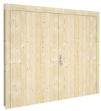 Palmako Holztor für Garage 225 x 194 cm - für den Einbau in 44 mm Blockbohlen-GaragenZubehörbild