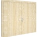 Palmako Holztor für Garage 225 x 194 cm - für den Einbau in 44 mm Blockbohlen-GaragenBild