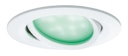 Paulmann Einbauleuchte Smart Coin LED 3x2 W Set mit Farblichtsteuerung, Dimm- und Schwenkfunktion