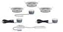 Paulmann Einbauleuchte Smart Coin LED 3x2 W Set mit Farblichtsteuerung, Dimm- und Schwenkfunktion