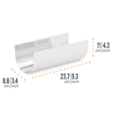 Vorschaubild Baguetteblech für Petromax Kastenformen Bild