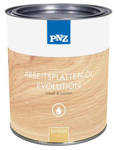 Arbeitsplatten-Öl evolution farblos