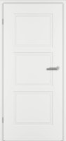 Prüm Stil-Zimmertürblatt ELEGANCE mit 3 Kassetten MODENA M3 RAL 9016 Weißlack TB M3 RS