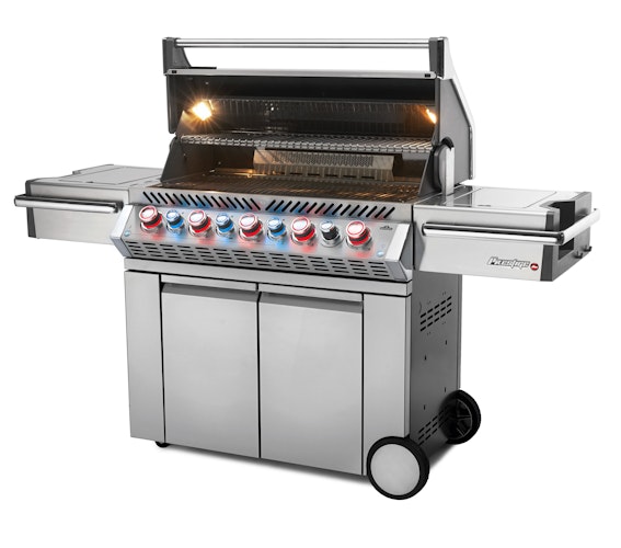 NAPOLEON Gasgrill PRESTIGE PRO 665, Edelstahl, inkl. Drehspieß