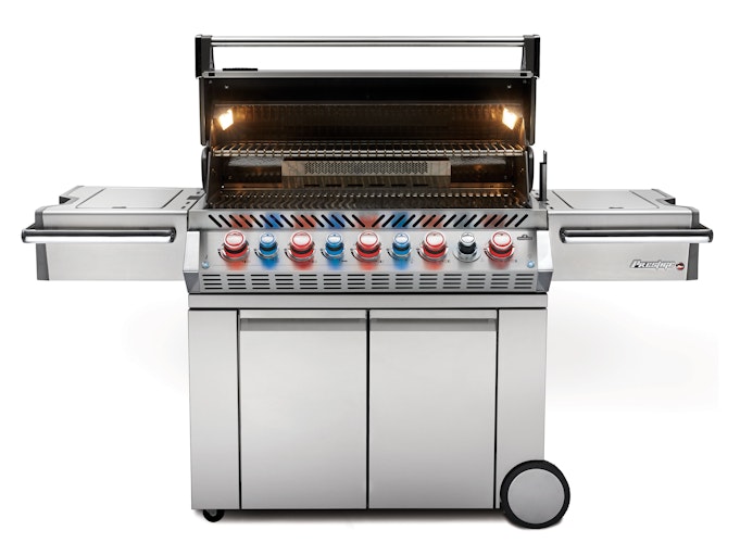 NAPOLEON Gasgrill PRESTIGE PRO 665, Edelstahl, inkl. Drehspieß