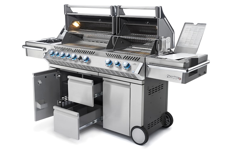 NAPOLEON Gasgrill PRESTIGE PRO 825, Edelstahl, inkl. Drehspieß