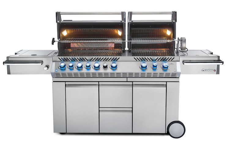 NAPOLEON Gasgrill PRESTIGE PRO 825, Edelstahl, inkl. Drehspieß