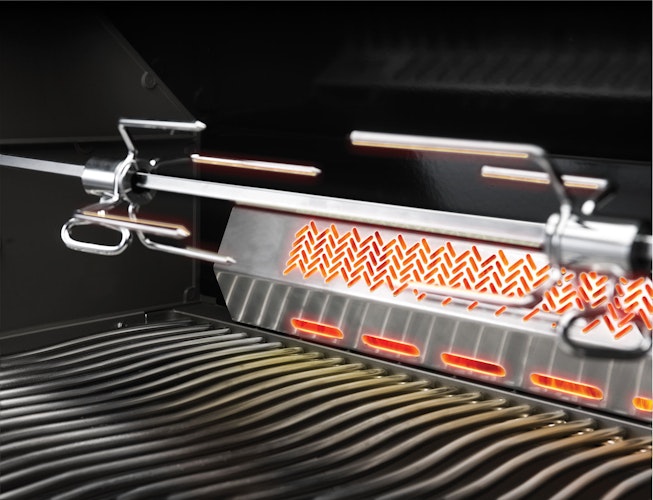 NAPOLEON Gasgrill PRESTIGE PRO 665, Edelstahl, inkl. Drehspieß