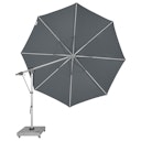 doppler Pendelschirm EXPERT 350, Aluminium Silber / 100 % Polypropylen 220 g/m²