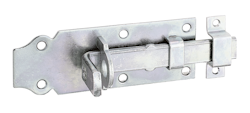 Alberts® Schlossriege galvanisch verzinkt dickschichtpasiviert Platte LxB100x44mm 116750