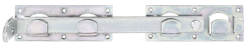 Alberts® Doppeltorüberwurf, galvanisch verzinkt dickschichtpassiviert, Länge: 423 mm, Höhe: 70 mm 210625