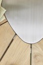 Vorschaubild Diamond Garden Tisch LYON 150 cm Triangel, Edelstahl / Recycled Teak