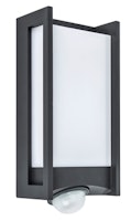 LUTEC LED-Außenwandleuchte QUBO Aluminiumguss / PC anthrazit (5193002118)
