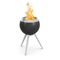 höfats MOON 45 Feuerschale mit hohem Fuß