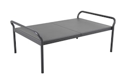 Brafab Kaffeetisch SLING, 135 x 85 x 52 cm, Aluminium Anthrazit - Abverkauf 