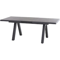 Siena Garden Ausziehtisch TIRANA 160/200 x 90 cm, Aluminium Anthrazit / HPL Titan - Abverkauf