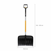 Fiskars Teleskop-Schneeräumer X-series 1057189
