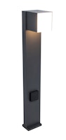 LUTEC LED-Wegeleuchte CUBA  Aluminiumguss anthrazit (7193805118)