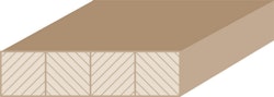 OSMO Arbeitsplatte Buche Naturwuchs unbehandelt, scharfkantig 600 x 2500 mm