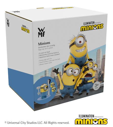WMF Minions Set 4 Eierbecher + Streuer
