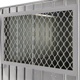 Globel Seitenfenster 75x124 cm, silber metallic, für Skillion, Lean To, DreamZubehörbild