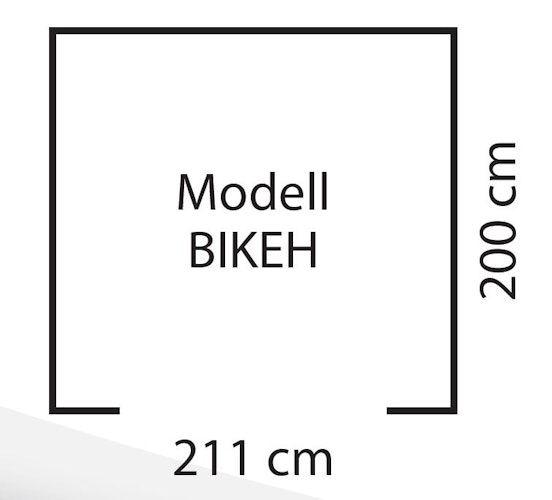 Globel Fahrradgarage Fahrrad-Oase "Family" für 4 Fahrräder