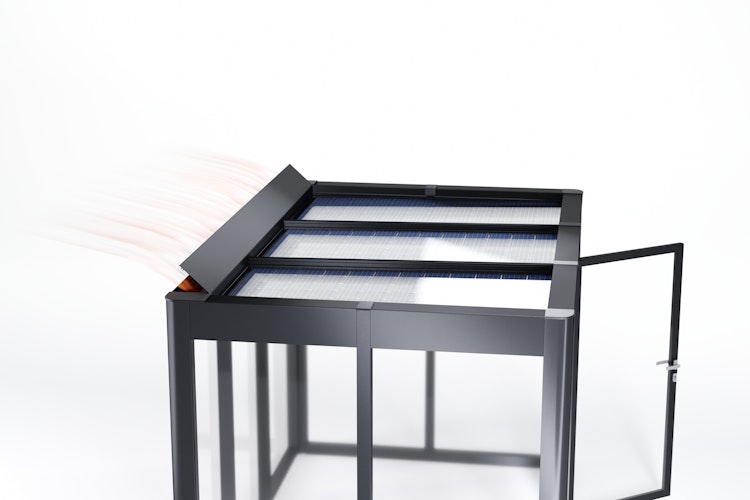 SunElements Design Gewächshaus/Sommergarten SunGarden Deluxe mit Photovoltaik-Option