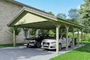 Skan Holz Wallgau - Satteldach Doppelcarport Breite 620 cm