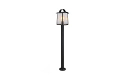 LUTEC Wegeleuchte KELSEY Aluminium / Glas schwarz (7273601012)
