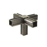 Alberts® XD-Rohrverbinder Kreuzstück plus ein rechtwinkeliger Abgang Alberts® XD-Rohrverbinder Kreuzstück plus ein rechtwinkeliger AbgangZubehörbild