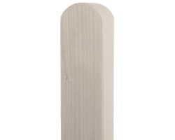 BM Zaunpfosten 90 x 90 mm vierkant Douglasie Kopf gerundet farbig