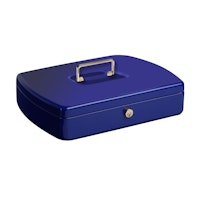 Burg Wächter Geldkassette blau Office 2307