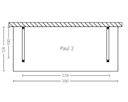 Skan Holz Holzunterstand Kaminholzunterstand Paul 2