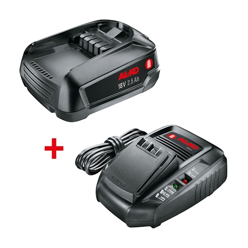 AL-KO 18 V BOSCH HOME AND GARDEN COMPATIBLE Vorteils-Set inkl. Akku und Ladegerät