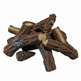 Gardenforma Brennholz aus Keramik für Gas Feuerstellen - Kiefernholz Optik Gardenforma Brennholz aus Keramik für Gas Feuerstellen - Kiefernholz OptikZubehörbild