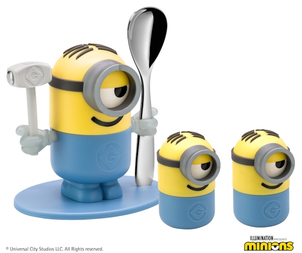WMF Minions Set 4 Eierbecher + Streuer