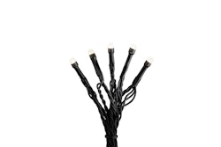 Konstsmide Weihnachtsbeleuchtung  Micro LED Lichterkette gefrostete 40 warmweiße Dioden