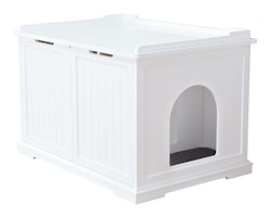TRIXIE Katzenhaus XL 75x53x51cm weiß Katzentoilette
