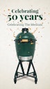 Big Green Egg Holzkohlegrill MEDIUM Starterset 50 Jahre Jubiläumset 