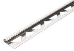 Alberts® Fliesen-Viertelkreisprofil, Edelstahl, Breite 23,5mm, Länge 2,5m